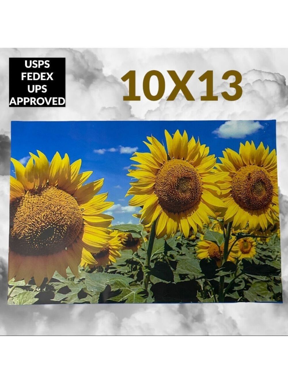 25 10X13 Poly Mailers Sunflower, Shipping Envelopes PRICE IS FIRM Fall - Picture 10 of 12